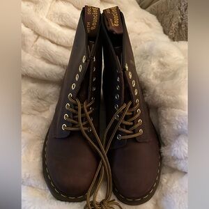 Dr. Martens Brown Lace Up Boots